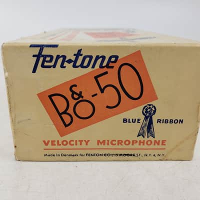 Vintage Fentone B&O-50 Ribbon Microphone Bang & Olufsen Box & Cable BM3 image 14