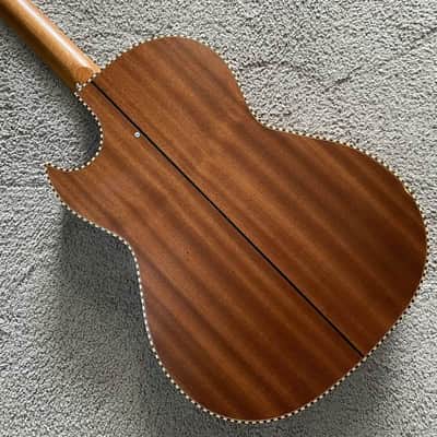 10 String Acoustic Electric Guitar, Solid Red Top Pine Body, Rosewood Fingerboard Neck image 15