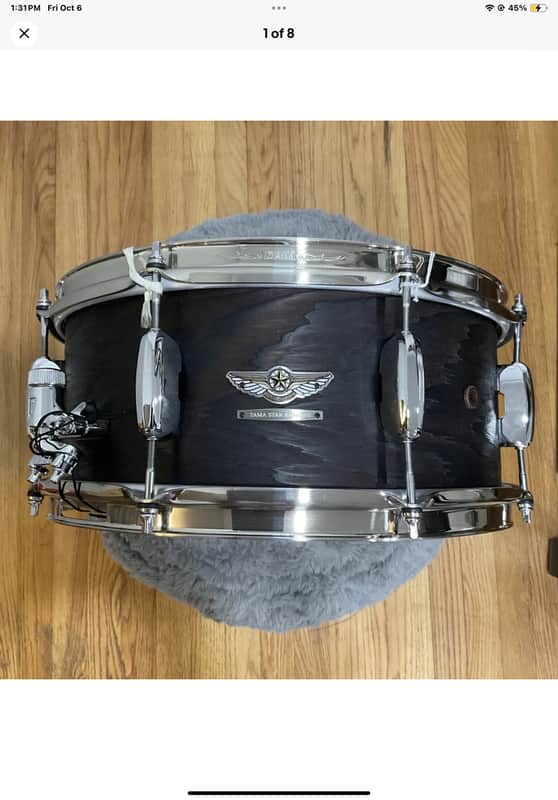 Mint Tama Snare Star Reserve TLJC146-BOC Solid Cedar 14" x 6" image 1