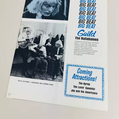 Guild “Big Beat” Foldout Brochure – Circa 1965 image 2
