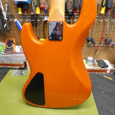 Sadowsky NYC - Trans Orange over AAAAA - Factory LED Side Markers image 5