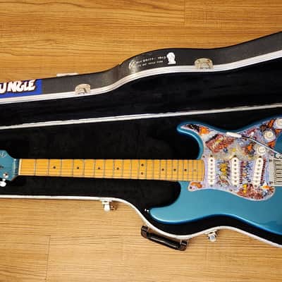 Fender American Standard Stratocaster with Matching Headstock 1995 - Surf Green - Painted Pickguard image 25