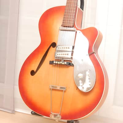 Framus Capri 5/53 – 1962 German Vintage Archtop Guitar / Gitarre + Ideal Pickup system! image 1