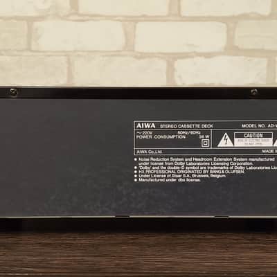 AIWA AD-WX808 Rare Vintage Dual Cassette Deck dbx Dolby HX Pro Warranty image 21