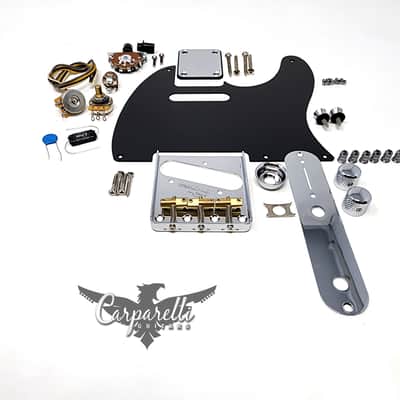 Carparelli Hardware Set for Tele (SET C) - Chrome, Black or Gold image 3