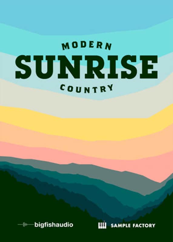 New Big Fish Audio SUNRISE: MODERN COUNTRY MAC/PC Plugin Software (Download/Activation Card) image 1