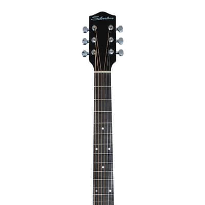 Silvertone 604 Classic Series Parlor Acoustic American Vintage Sunburst Open Box image 6