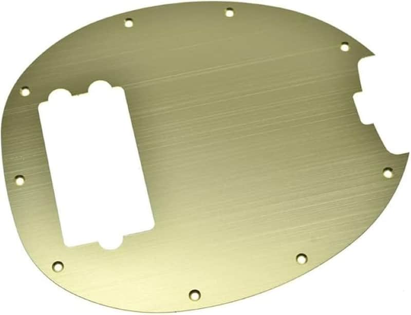 Music Man Style Brushed Aluminum Pickguard 4 String - Gold FREE SHIPPING! image 1