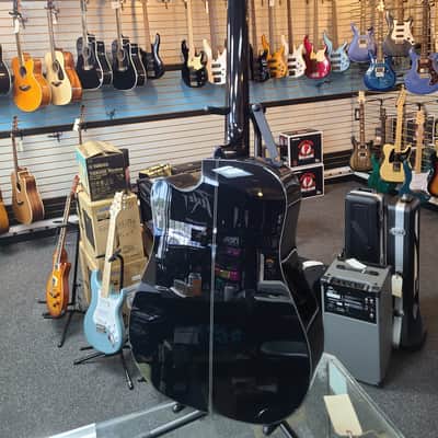 Takamine GD30CE-12 BLK G30 Series 12-String Dreadnought Cutaway Acoustic/Electric Guitar - Gloss Black image 3