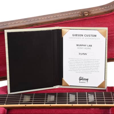 Gibson Custom Shop 1957 Les Paul Standard Mahogany Top Walnut Murphy Lab Heavy Aged (Serial #75824) image 9