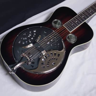 Recording King RR-36S-VS Maxwell square neck Resonator guitar NEW Sunburst w/ CASE image 5
