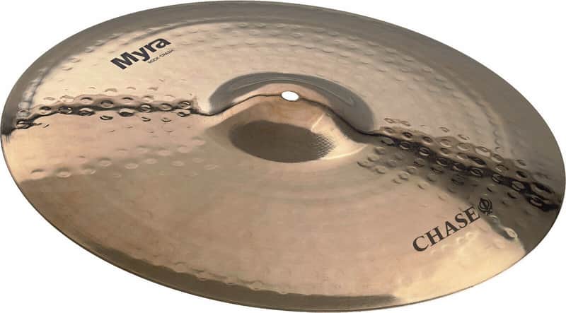 Crash Cymbal - 16" Rock Brilliant Myra Series - Chase MY-CR16B B20 Bronze image 1