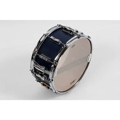 Ludwig Heritage Cherry Snare Drum Regular 14 x 6.5 in. Resolute Blue image 2