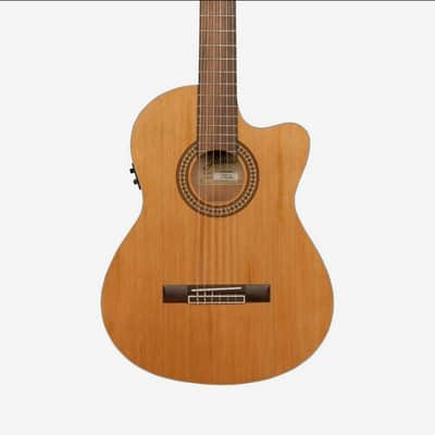 Jasmine JC27CE-NAT Nylon String Acoustic Electric Classical Guitar. Natural Finish image 10