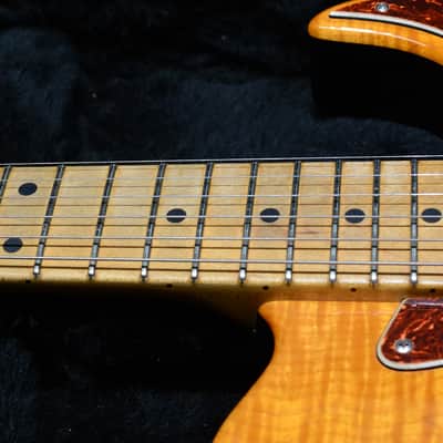 Don Grosh Bent Top Custom Transparent Amber 1994' image 4