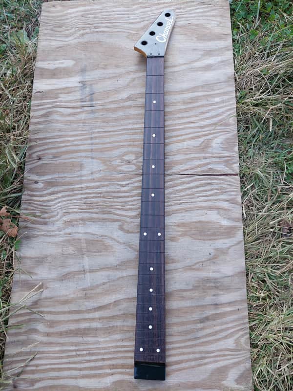 Charvel Eliminator Bass Neck 24 frets Fretless Bolt in MIJ Vintage image 1