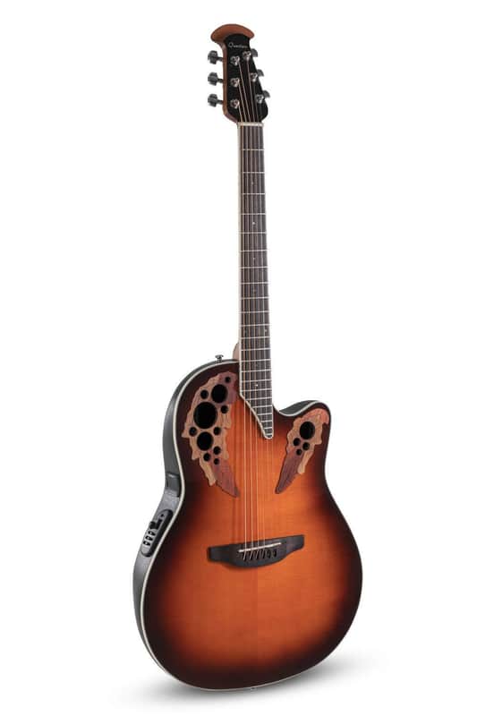 Ovation Celebrity Elite Acoustic-Electric Guitar, Sunburst (CE48-1-G) image 1