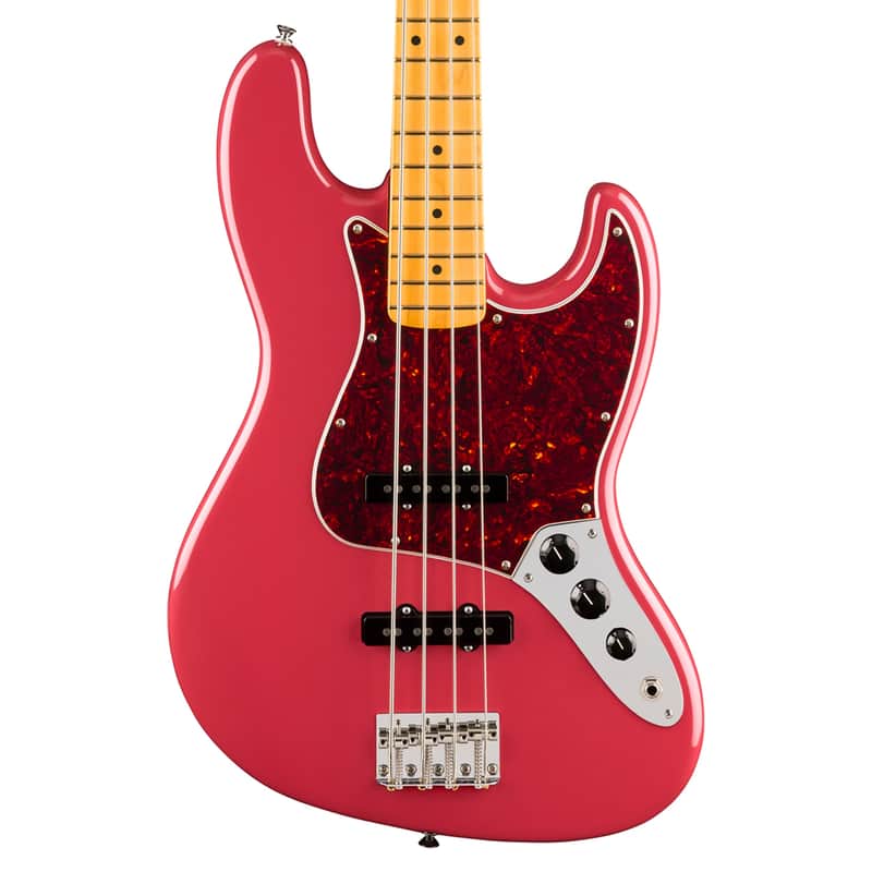 Fender American Professional Classic Jazz Bass - Faded Dakota Red w/Maple FB image 1