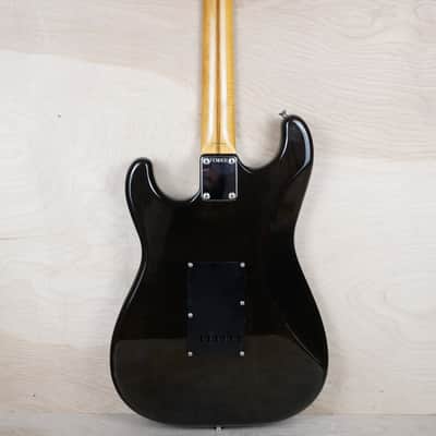 Fender Order Made ST-57 Stratocaster '57 Reissue MIJ 1991 Transparent Black w/ Matching Headstock Japan Fujigen HSS w/ Bag image 3