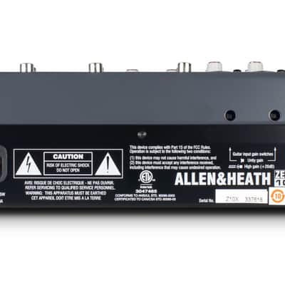 Allen & Heath ZED-10 10-Channel Analog USB Mixer image 4