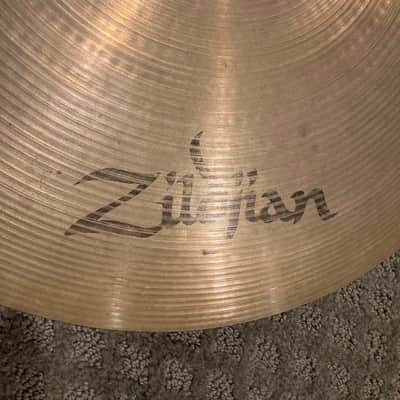 Zildjian A Series 18 Medium and 18 Medium Thin Crashes cracked 80s image 3