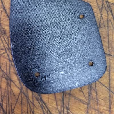 1960's Vintage RARE Smaller Japan Guitar Mandolin Ukulele Black Pickguard with Installation Screws Luthier Parts image 3