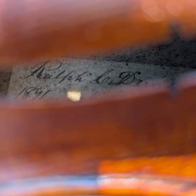 1891 American Violin Ralph C. Dunham #67 image 11