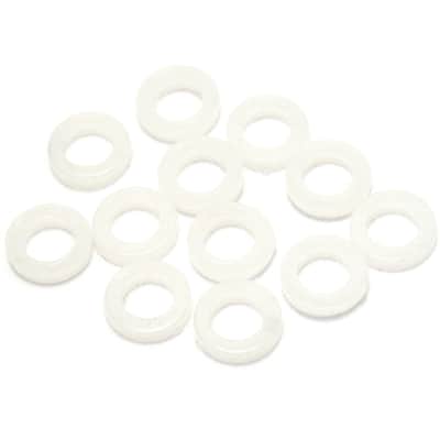 Spring Washers For Tuning Keys (12) - WHITE PLASTIC