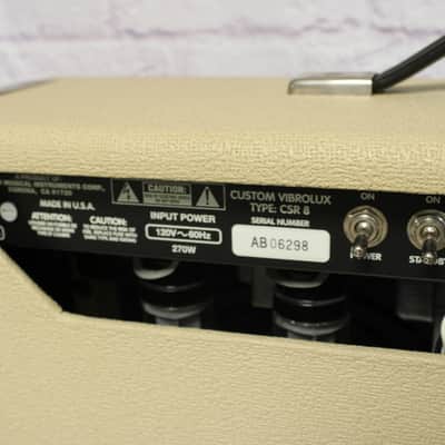Fender Custom Vibrolux Reverb - Blonde- One Year Only 1995 👀 image 8