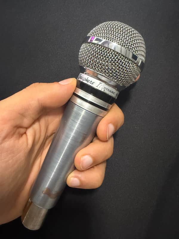 Shure vintage565 Unisphere I Dynamic Microphone - Made in USA (The Woodstock Mic) 1960-1970 - grigio image 1