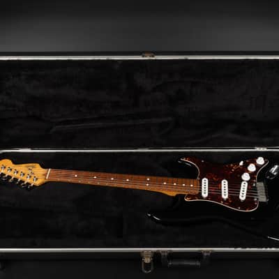 1990 Fender American Standard Stratocaster RW - Black | USA Vintage Rosewood Fretboard Kinman Blues Noiseless Pickups PLEK | OHSC image 24