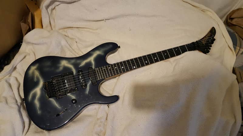 80s Kramer Nightswan 2 Lightning Vivian Cambell Guitar Insanely Rare image 1