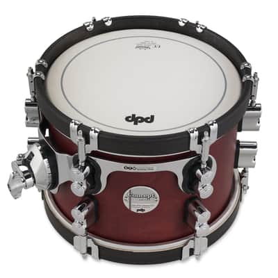 PDP Concept Classic 7x10" Mounted Tom – Ox Blood Stain w/ Ebony Stain Hoops image 1