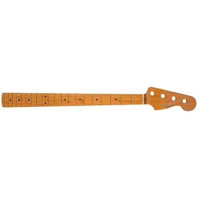 Fender Roasted Maple Vintera '50s Precision Bass Maple Vintage C Neck 7.25" Radius image 2