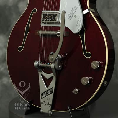 2024 Gretsch G6119T-62 Vintage Select Edition '62 TENNESSEAN Dark Cherry Stain image 8