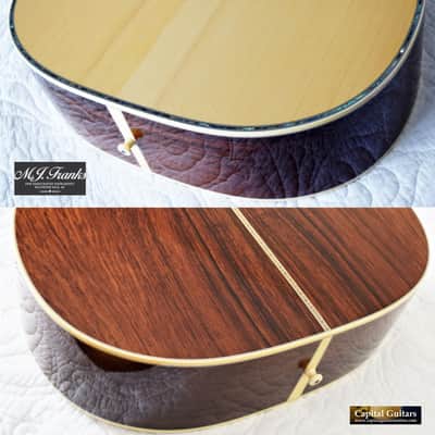 MJ Franks 000-42 Style, Short Scale, Euro Spruce, Madagascar RW, 1-11/16" Nut image 9