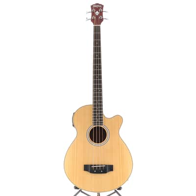 Washburn AB5K Acoustic Bass C/E 32" Scale - Spruce Top - Natural image 5