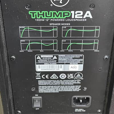 Mackie Thump 12A 1300w 12” Powered loudspeaker image 5