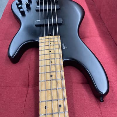 Matthieu Combe Alys-5 5-String Bass, Birdseye Maple Neck - Black w/ Agular Pickups image 5
