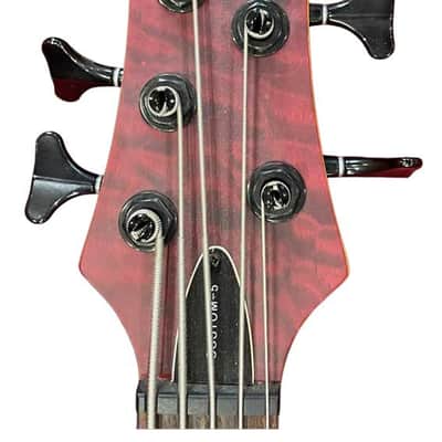 Schecter Stiletto Custom-5 Active 5-String Bass Vampyre Red image 3