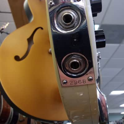 Custom built Rickenbacker 4001 Left-Handed 1975 White with White binding image 6