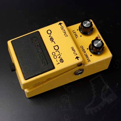 Boss OD-1 Over Drive (Black Label) 1977 - 1985 - Yellow image 4