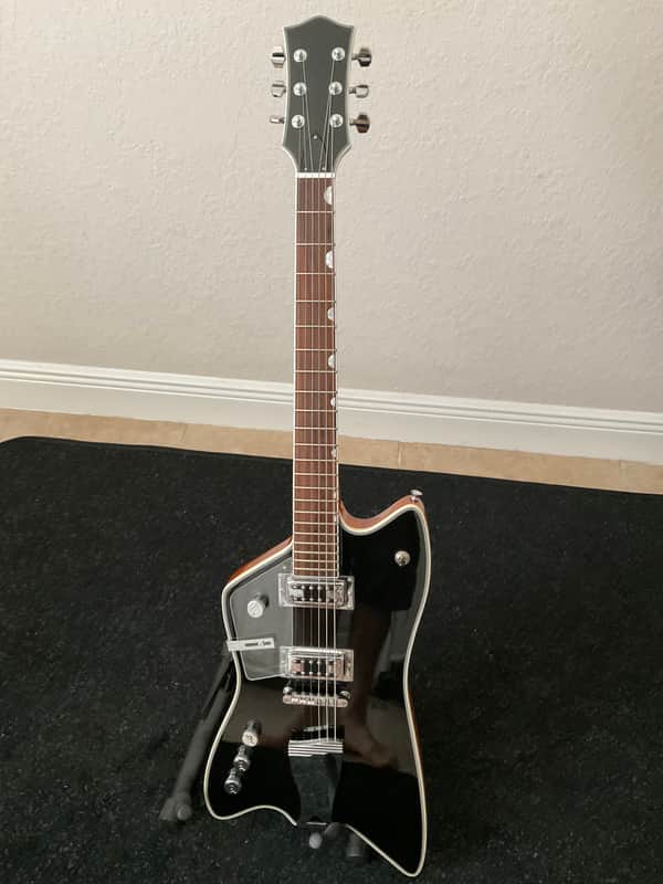 Unbranded Jupiter Thunderbird Style Left Handed Guitar With Custom Hardshell Case image 1