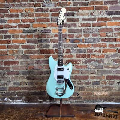 JAKE'd: Squier Mustang  w/ Bigz Style Tremolo, GFS 90-Buckers & More (Surf Green) image 2