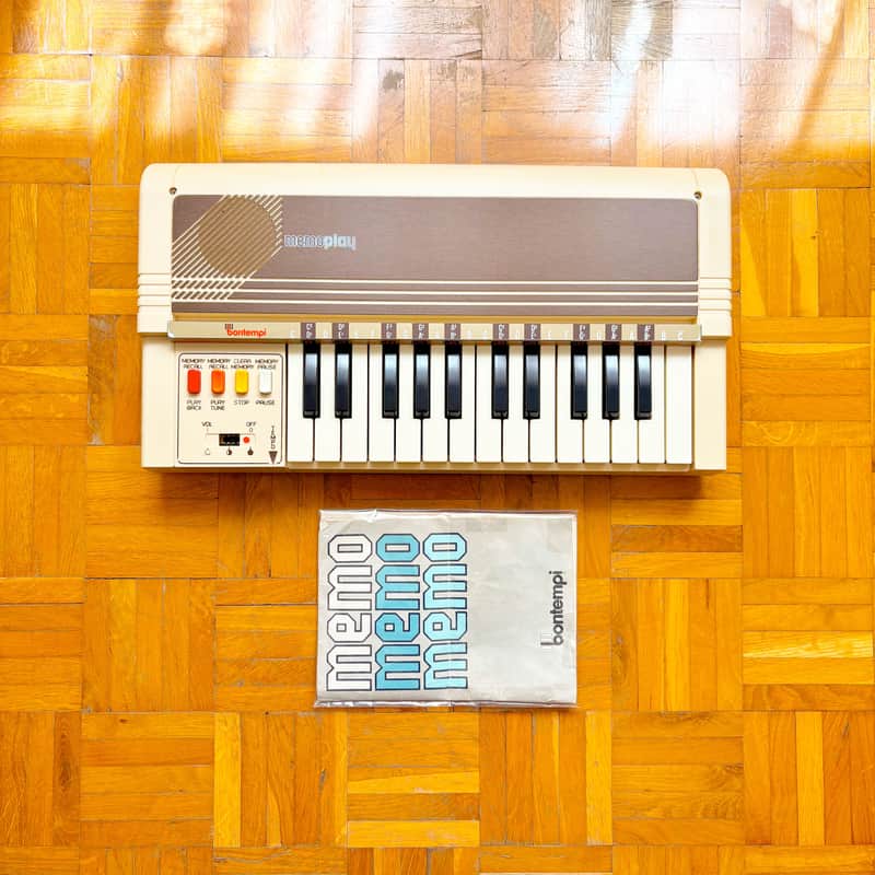 Bontempi Memoplay (Italy, 1981) – Vintage Toy Synth Organ Keys – Original Manual Included – Tested! image 1