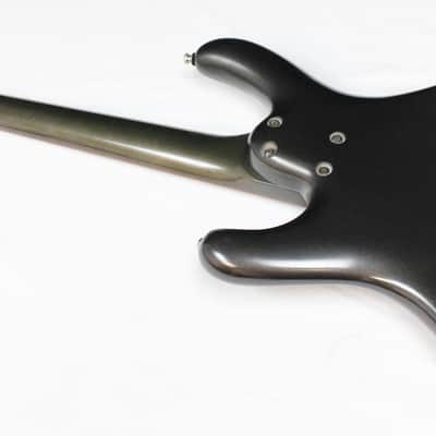 Ibanez EDB500 Ergodyne 4-String Bass Guitar, Luthite Body Metallic Gray! #4190 image 5