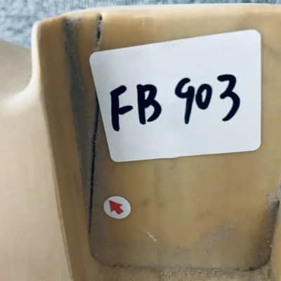 Unfinished Telecaster Style Guitar Body with Wood Cracks image 7