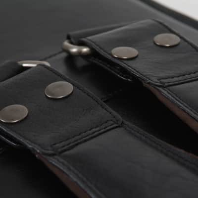 Harvest Fine Leather Black Buffalo Nappa Electric Bass Guitar Gig Bag image 10