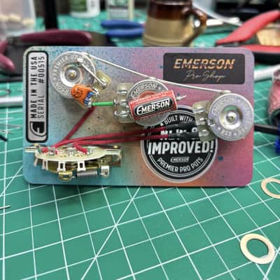 Emerson Custom BLENDER 5-WAY SILVER SKY PREWIRED KIT - PREMIER PRO image 2