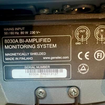 Genelec 8030A 5" Powered Nearfield Studio Monitor (Pair) – Consecutive Serial Numbers – Warranty image 10